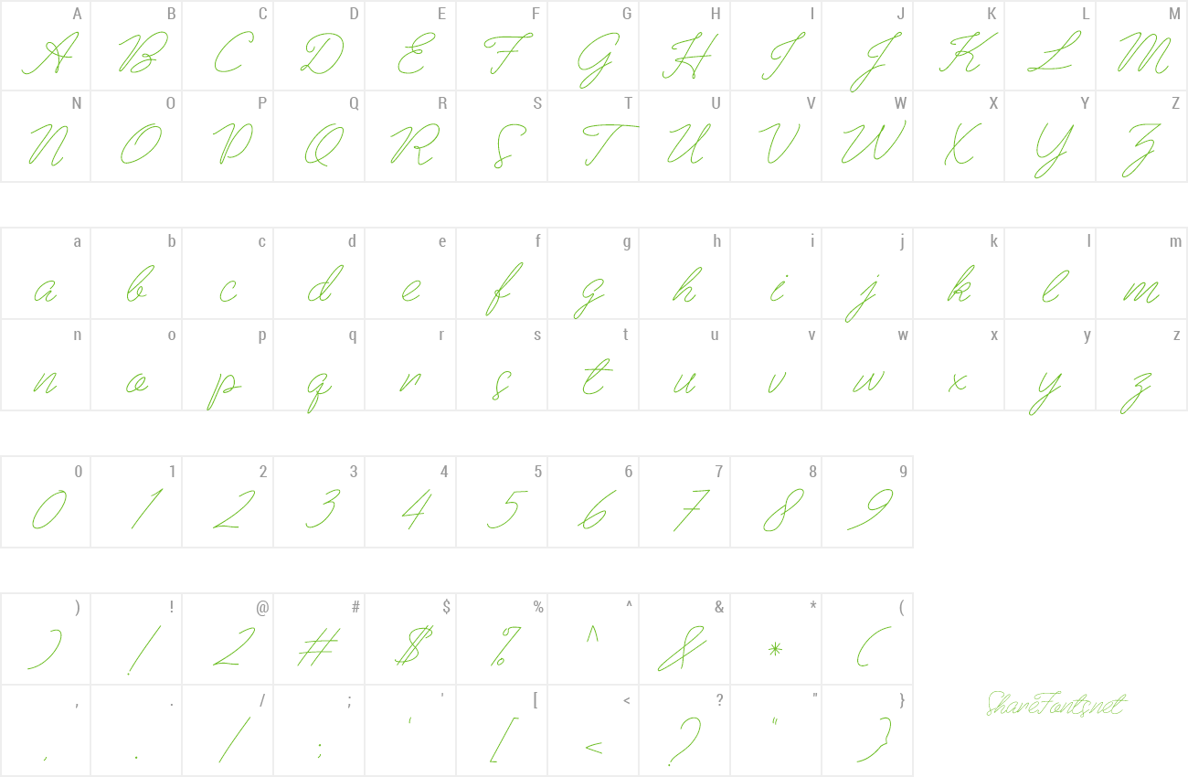 Font Beauty Hamida preview